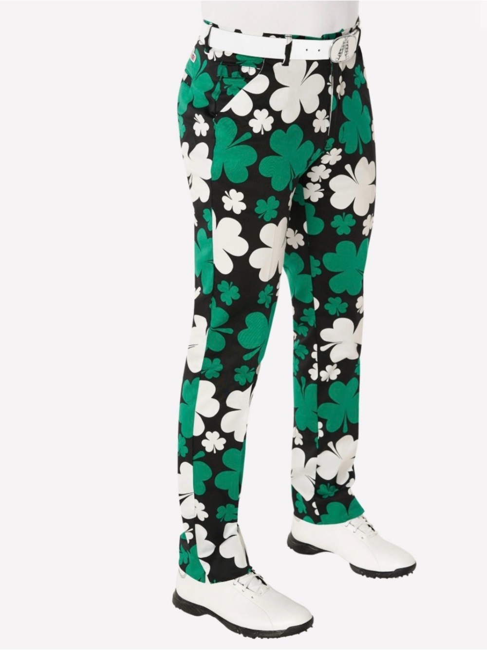 Royal & Awesome Paddy Par Golf Pants Mens 32x30 Shamrock St Patricks Day Green